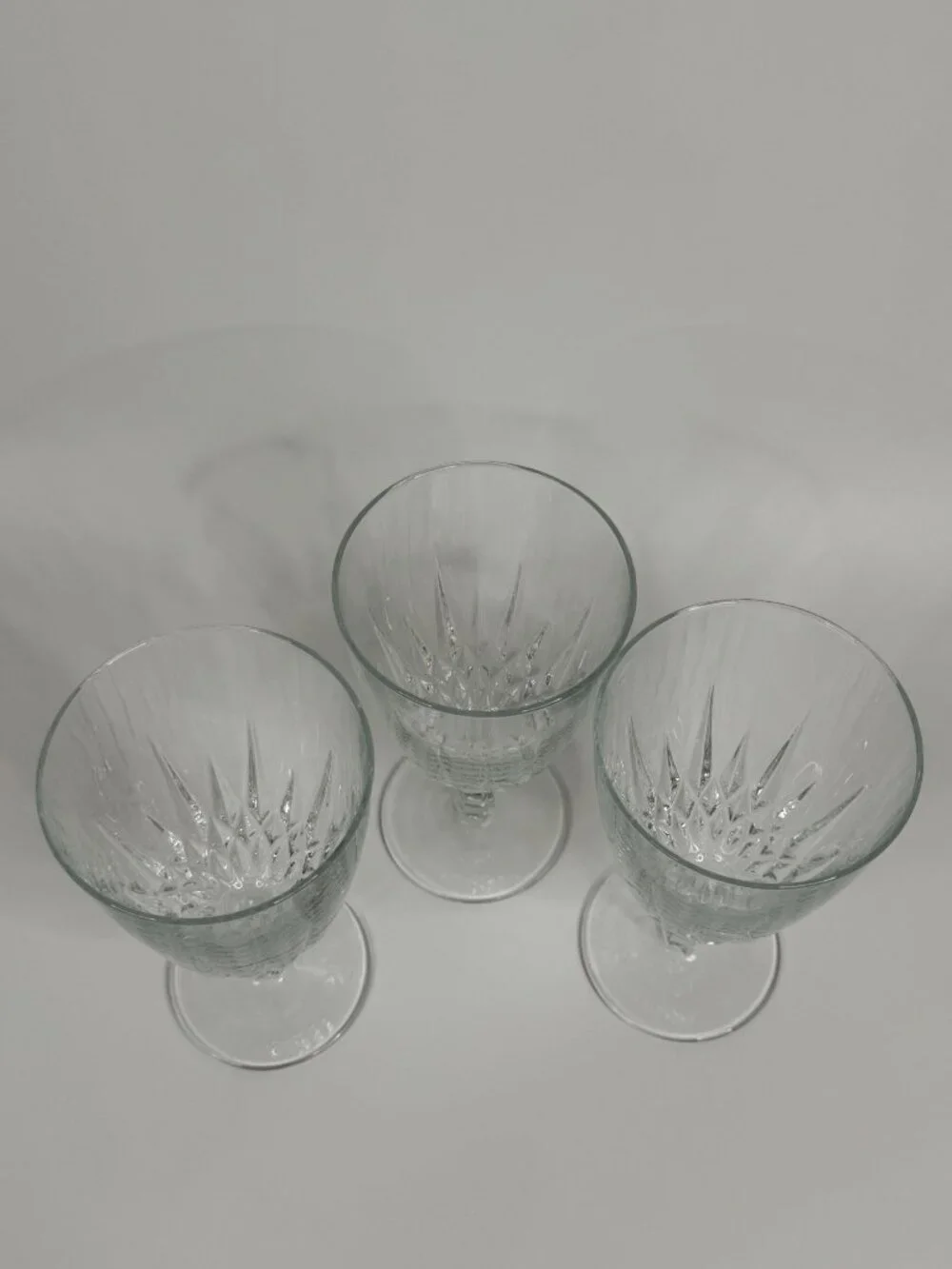 Crystal d'Arques Durand Diamante Clear Water Goblet, 6.25